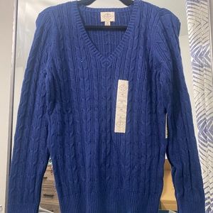St. John's Bay | Size M | V Neck Long Sleeve Pullover Sweater